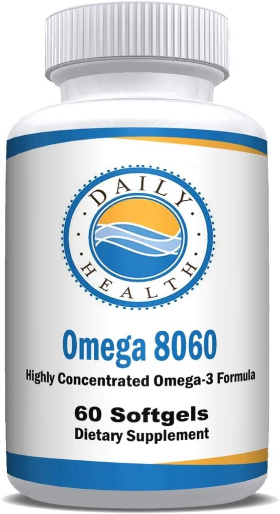 Ωμέγα 8060 2400mg Ωμέγα 3 Κοινό συμπλήρωμα υγείας ιχθυέλαιο 60 softgel - 1 μήνας προσφοράς