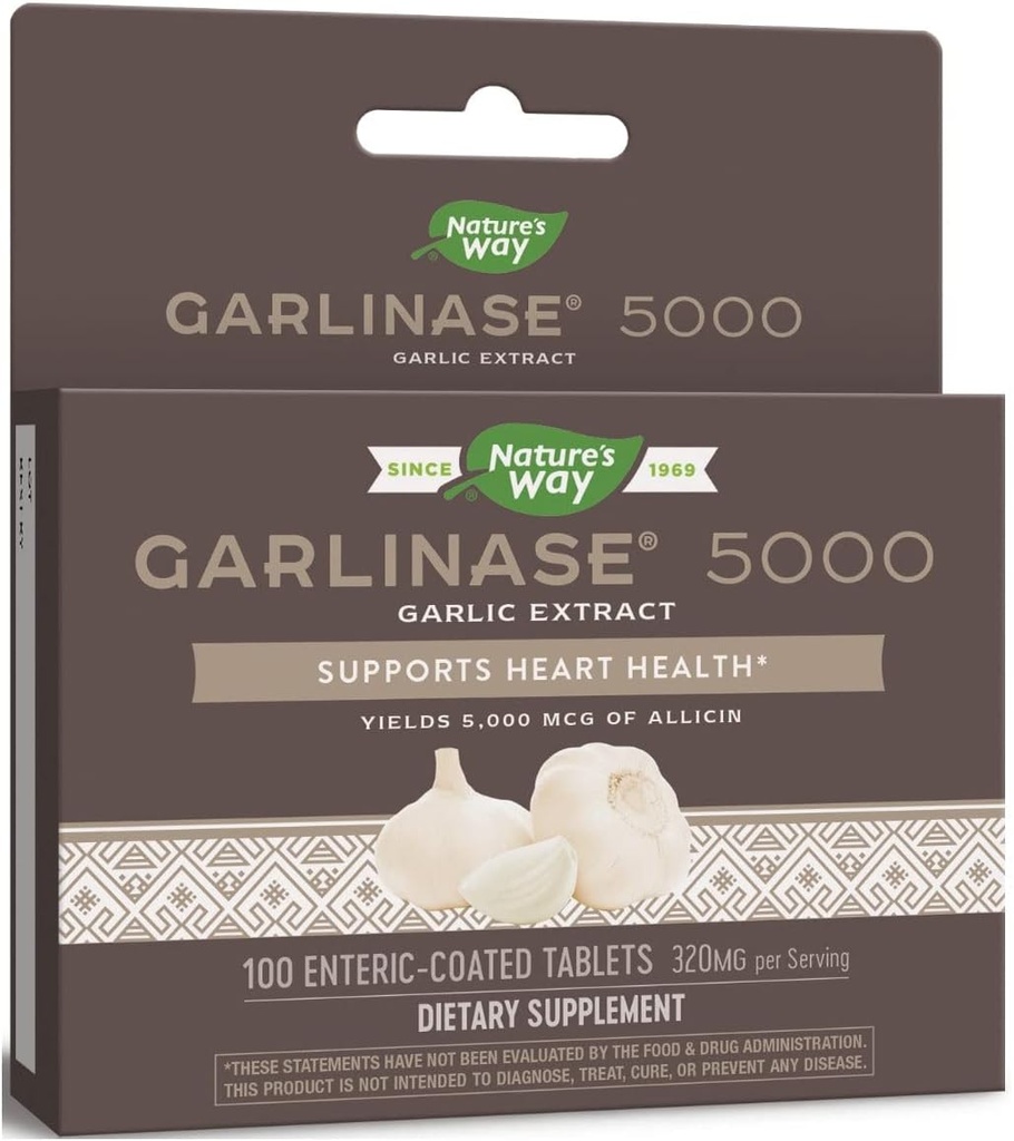 Nature's Way Garlinase Fresh, 100 Tablet