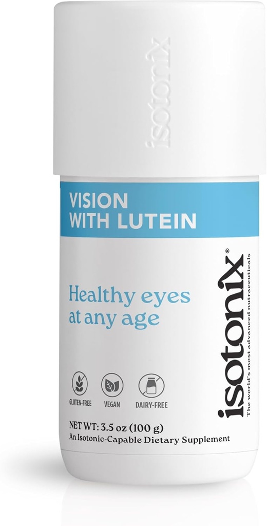 Isotonix Vision Formula Lutein – Supports Eye Health, Vision & Circulation – Antioksis, çinko, C vitamini, E, Bilberry, Zeaxanthin – Eye Supplement for Clarity & Protection - 30 Servisler