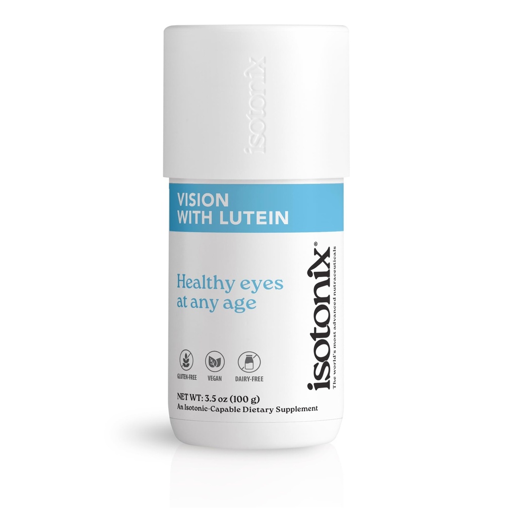 Isotonix Vision Formula with Lutein – Supports Eye Health, Vision & Circulation – Antioxidants, Zinc, Vitamin C, E, Bilberry, Zeaxanthin – Eye Supplement for Clarity & Protection - 30 Servings