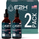 E2H Emzirme Supplement ve Lactation Support - Sıvı Lactation Supplement - Contains Fenugreek, Süt Butle, Fennel ve More - No Alkol - Vegan - (2 Şişe)