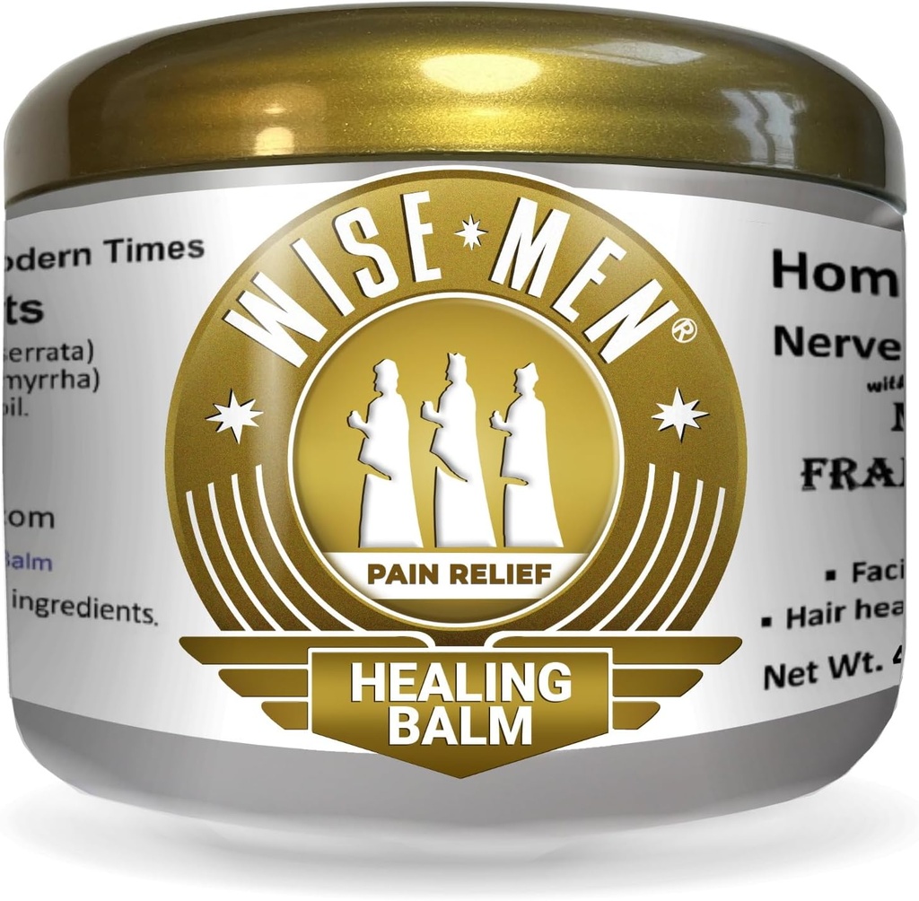 Bilge Erkekler Balm'ı Myrrh ve Frankincense Essential Oils for Neuropati, Scia ve Nerve Pain Masaj ve Skin Moisturing