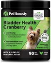 Köpekler için Bladder Health Cranberry Supplement - Kidney Köpekler, Cranberry & D-Mannose for Dog Urinary Tract Health, Dog Urine & Bladder Support (Chicken)