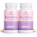 Natifi (2 Şişeler Ferttitude Prenatal Vitaminleri Reulate Çevrimleri Denge Hormonları, Aid Ovulation. Kadınlar için Çokvitamin. 60 Caps Folic Asit, Myo Inositol, Vitex