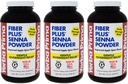 Yerba Prima Fiber Plus Senna Toz, 12 Ounce (Pack of 3) - Kısa Süreli Kullanım Düzenliliği Geri Yüklemek için, Geliştirilmiş Apple Flavor, Stevia Sweetized, The Cent Overnight Relief, Non-GMOMOMO