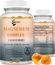 Triple Kompleksi - Yüksek Aromatik Gummies, Magnezyum Glycinate, Malate, & Citrate, Chelated Forms with Vitamin D and çinko, P properties, Coq10 Supplement