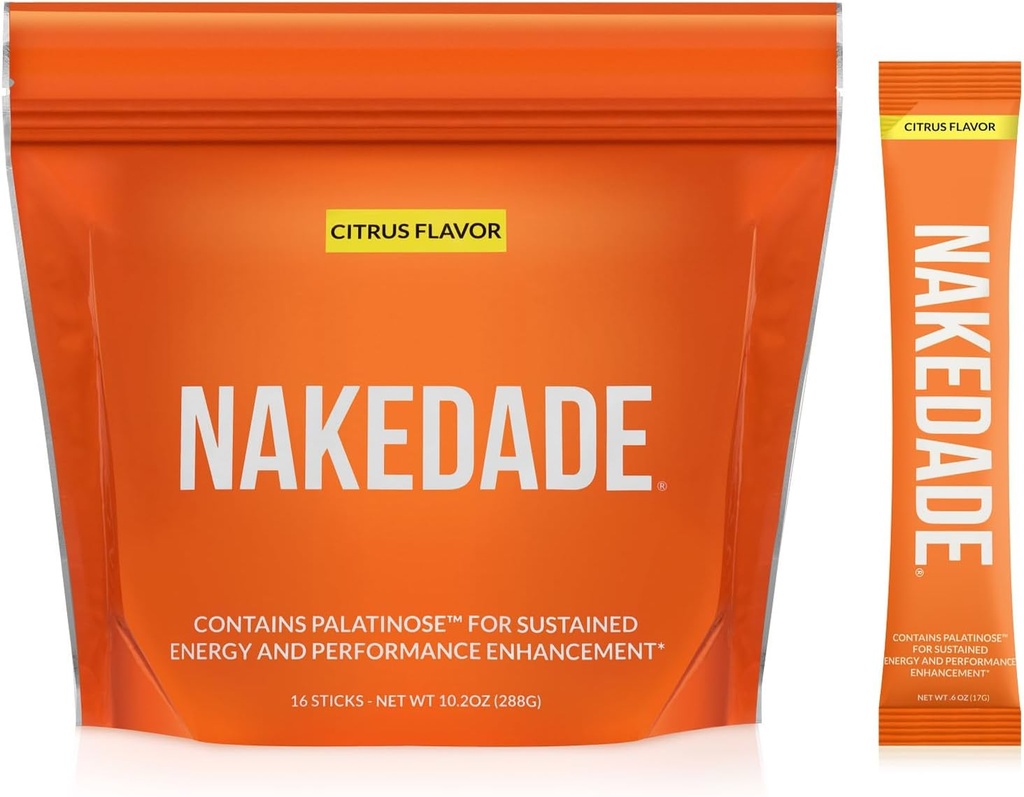 Çıplakade Citrus – Performans Enhancing Sports Drink Toz – Elektrolyte Toz – No GMOs veya Yapay Sweeteners, Gluten-Free, Soy-Free, Dairy-Free –