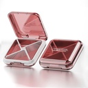 DUBSTAR Günlük Pill Organizer,4 Karşılaştırmalı Seyahat Küçük Pill Vakası, Vitaminleri tutmak için Purse Pocket için Pill Box,Cod Liver Oil,Supplements and Drug (Red)