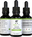 Ziggy Health Inner Balance Tincture - Intestinal Support Movement Formula, Black Walnut Liquid, Harmful Organism Cleanse, Herbal Remedy, Supplement, Gluten Free, 1oz