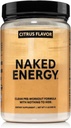 NAKED Citrus Energy - Citrus Flavored Καθαρό συμπλήρωμα προ προπόνησης για άνδρες και γυναίκες, Vegan Friendly, Χωρίς πρόσθετα γλυκαντικά, χρώματα ή αρώματα - 30 εξυπηρετούν