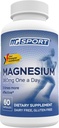 Magnezyum Supplement Kompleksi MGSPORT- High Abxia with Vitamins B6, D, E - Relieves Leg Cramps & Muscle Support - 60 Hizmetler