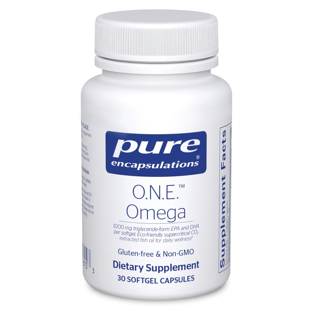 Pure Encapsulations O.N.E. Omega - Fish Oil Supplement for Heart Health, Joints, Skin, Eyes, and Cognition* - Fish Oil Mechanic with EPA and DHA - 30 Softgel Capsules