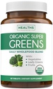 USDA Organic Super Greens Supplement - Βιολογικά Πράσινα Φρούτα και Συμπλήρωμα λαχανικών για ενήλικες με 28 Superfood Complex με Superfruits Roots Herbs & More - Vegan & Non-GMO (Μέχρι 1 Μήνα Προσφορά)