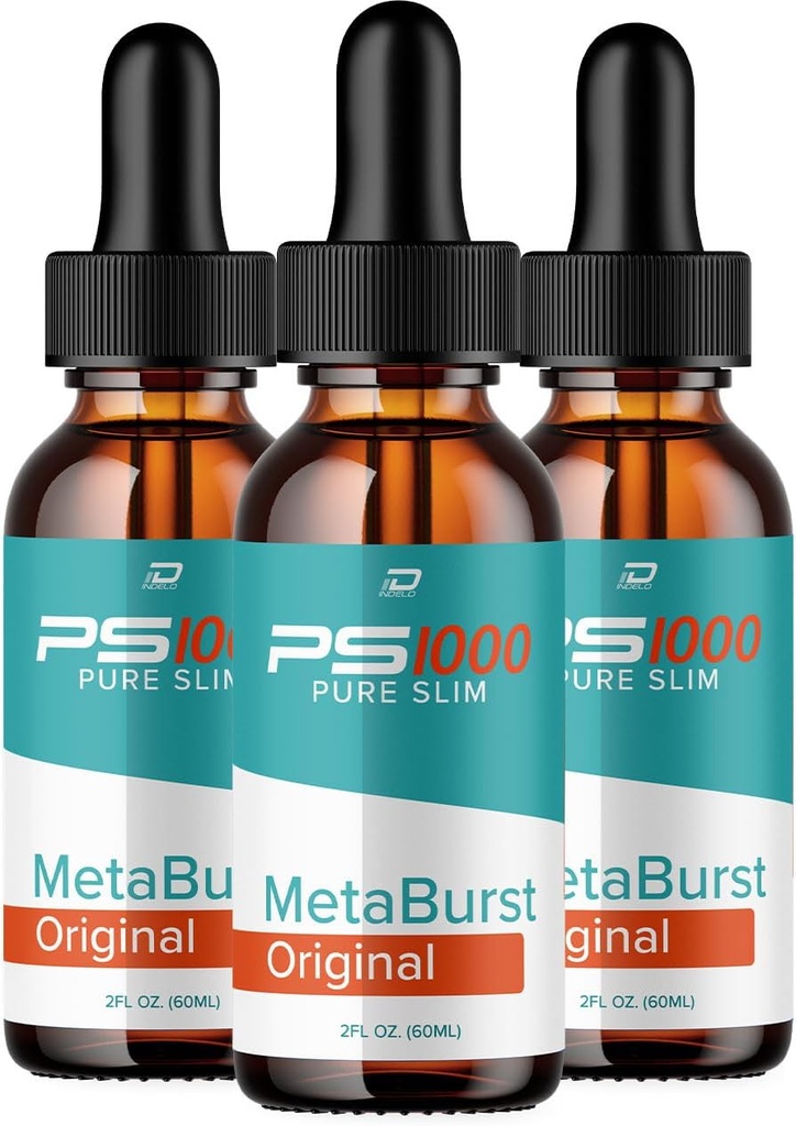 Metaburst PS1000 Pure Drops Liquid Supplement - PS1000 Metaburst Liquid Drops, PS1000 Original Metabolic Support Supplement, PS1000 Pure Metaburst Yorumları (3 Paket - 3 Ay Supply)