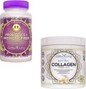 Grow Young Fitness Probiyotik ve Vanilla Collagen - Destekler Digestive Health ve Skin ve Bones - (1) 30-Pack of Probiyotiks + 12.4oz of Vanilla Collagen Toz