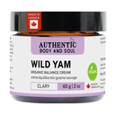 Orijinal Organik Vahşi Yam Root Balancing Cream for Women with Premium Herbal Botanicals, Yam Cream, Wild Yam Skin Care, All Materialss Sertifikalı Vegan (VEGAN Clary Mix)