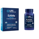Life Extension Same 400 mg & N-Acetyl-L-Cysteine 600 mg - 60 Kont Liver, Joint & Immune Support