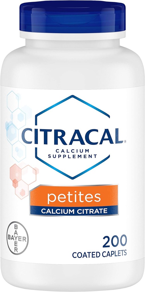 D3 Tabletleri 200 Kont Vitaminleri ile Citracal Petites - 3 Paket