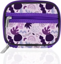 Serfeymi Weekly Travel Pill Organizer Pill Case for Purse with Reforce 7 Day Pill Box, Fashionable Travel Medicine Organizer Pill Konteyner for Medicine, Vitamin - Mor 02