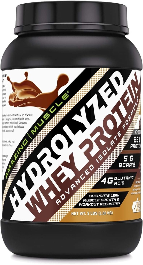 Şaşırtıcı Kas Ultra Pure Hydrolyzed Whey proteini
