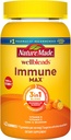 Doğa Made Wellblends ImmuneMAX Gummies, C 1000 mg + çinko, Selenium ve Vitamin D3 5000 IU, Immune Support Supplement, 42 Gummies