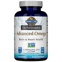 Life Dr. Formulated Advanced Omega Fish Oil - Lemon, 1.290 mg EPA, DHA + DPA in Triglyceride Form, Single Source Omega 3 Supplement for Ultimate Brain & Heart Health, Non-GMO, 180 Softgels