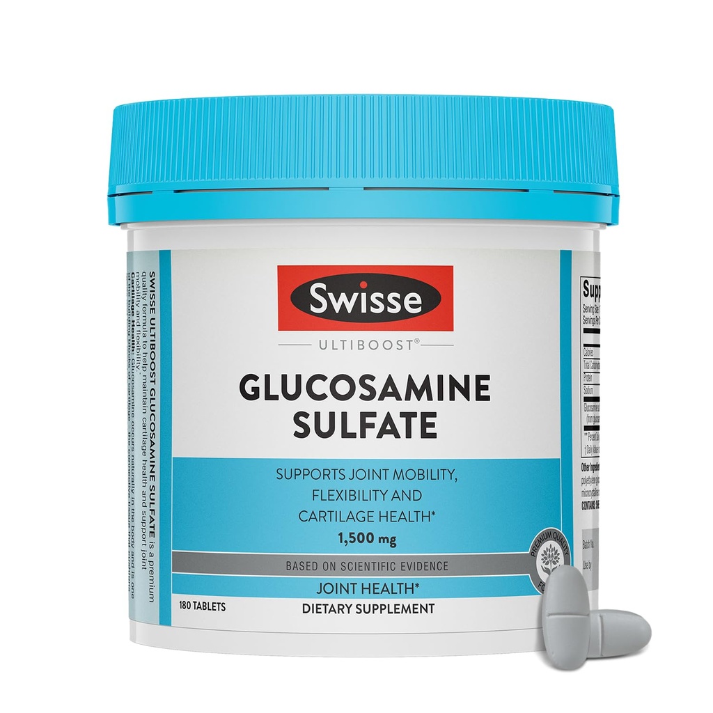 Swisse Glucosamine Sulfate Κοινό συμπλήρωμα υποστήριξης για την κινητικότητα και την ευελιξία Υγεία 