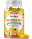 Magnezyum Oksit Gummies 400 mg, Oksit Yetişkinler ve Çocuklar için Tamamlanabilir Tamam, Nerve, Kas, Bone & Heart Support, Non GMO, Pectin, Vegan, 60