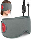 Comfytemp Heated Eye Mask for Kuru Eyes, USB Wearable Eye Isıtma Pad, Sinus Headache Migraine Relief Maske, 3 Heat and Time Settings