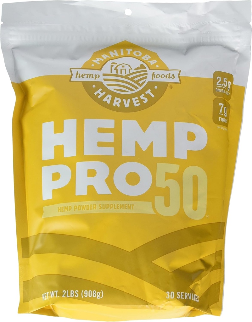 MANITOBA HARVEST πρωτεΐνη σκόνης- κάνναβης Pro 50, 32 OZ