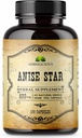 HERBALICIOUS αστέρι συμπλήρωμα διατροφής γλυκάνισου – 100 κάψουλες εκχύλισμα γλυκάνισου για άνδρες και γυναίκες – φυσικό 1000mg ισχυρή φόρμουλα χωρίς πληρωτικά, συντηρητικά – ανοσοποιητική δύναμη, πλούσια σε αντιοξειδωτικά