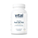 Vital Nutrients Ultra Pure® Fish Oil 700 | Kalp, Beyin ve Ortak Sağlık* | Sustainable Sourced High EPA & DHA Omega-3 Fatty Acid | Lemon Flavor | Gluten, Dairy & Soy Free | 60 Softgels