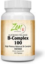Πλήρης B-Complex συμπλήρωμα βιταμίνης - B συμπλήρωμα βιταμίνης Σύμπλεγμα με Φολικό οξύ, Βιοτίνη, Ινοσιτόλη - για ανοσοποιητική & Καρδιοϋγειονομική, Ενεργειακός Μεταβολισμός - 100 Tablets Παρατεταμένης αποδέσμευσης