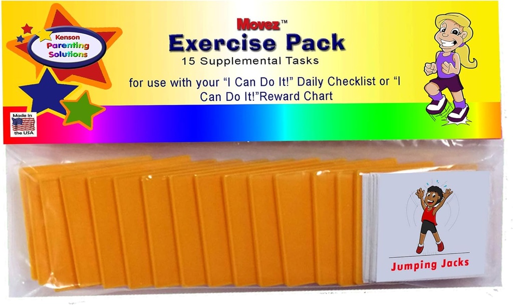 Kenson Kids Movez Supplemental Exercise Pack for The “I Can Do It!” Charts