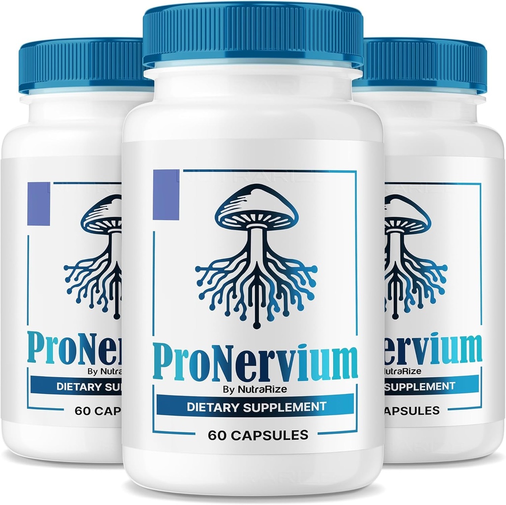 (3 Pack) ProNervium - ProNervium Advanced Nerve Health Supplement, ProNervium Nerve Support Diyetary Pills, All- Natural Formula for Dynamic Lifestyle, Pro Nervium Pastillas (180 Capsules)