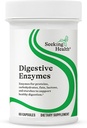 Αναζητώντας την Υγεία Digestive Ένζυμα- Ένζυμα για την πρωτεΐνη, υδατάνθρακες, λίπη, λακτόζη, και αμύλους για την υποστήριξη Υγιούς Διέγερσης- 60 Κάψουλες