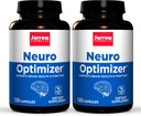 Jarrow Formulas Neuro Optimizer - 120 Capsules, 2 - Beyin Sağlığı ve Antioksi Desteği Paketi - 7 Neuro Nutrients - Gluten Free - 60 Toplam Hizmetler
