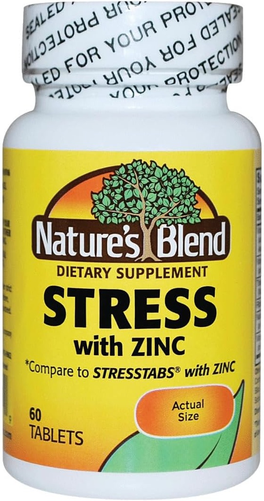 NAT B Stres Formula W/ZINC TB 60