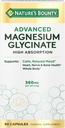 Nature's Bounty Calm Glycinate Supplement - Yüksek Abhidrasyon Magnezyum for Relaxed Mood, Heart & Bone Health, 90 Capsules