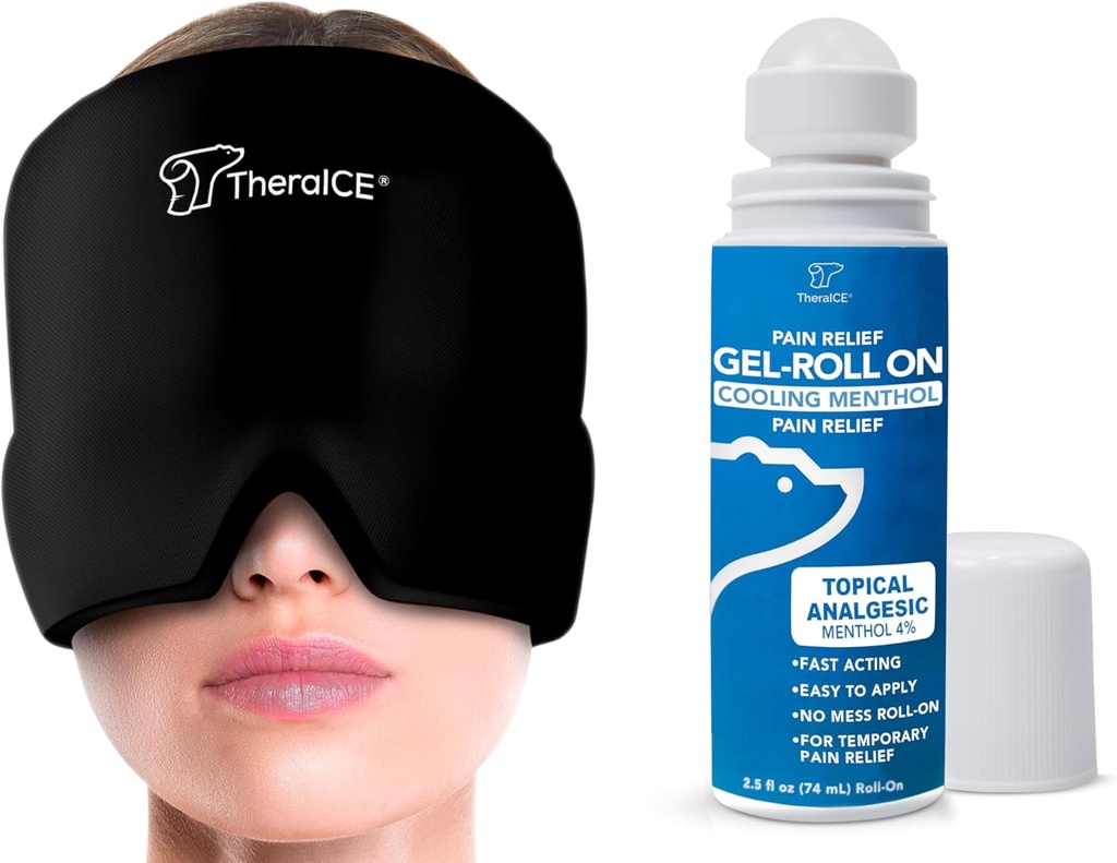 TheraICE Migraine Relief Cap ve TheraICE Pain Relief Roll On