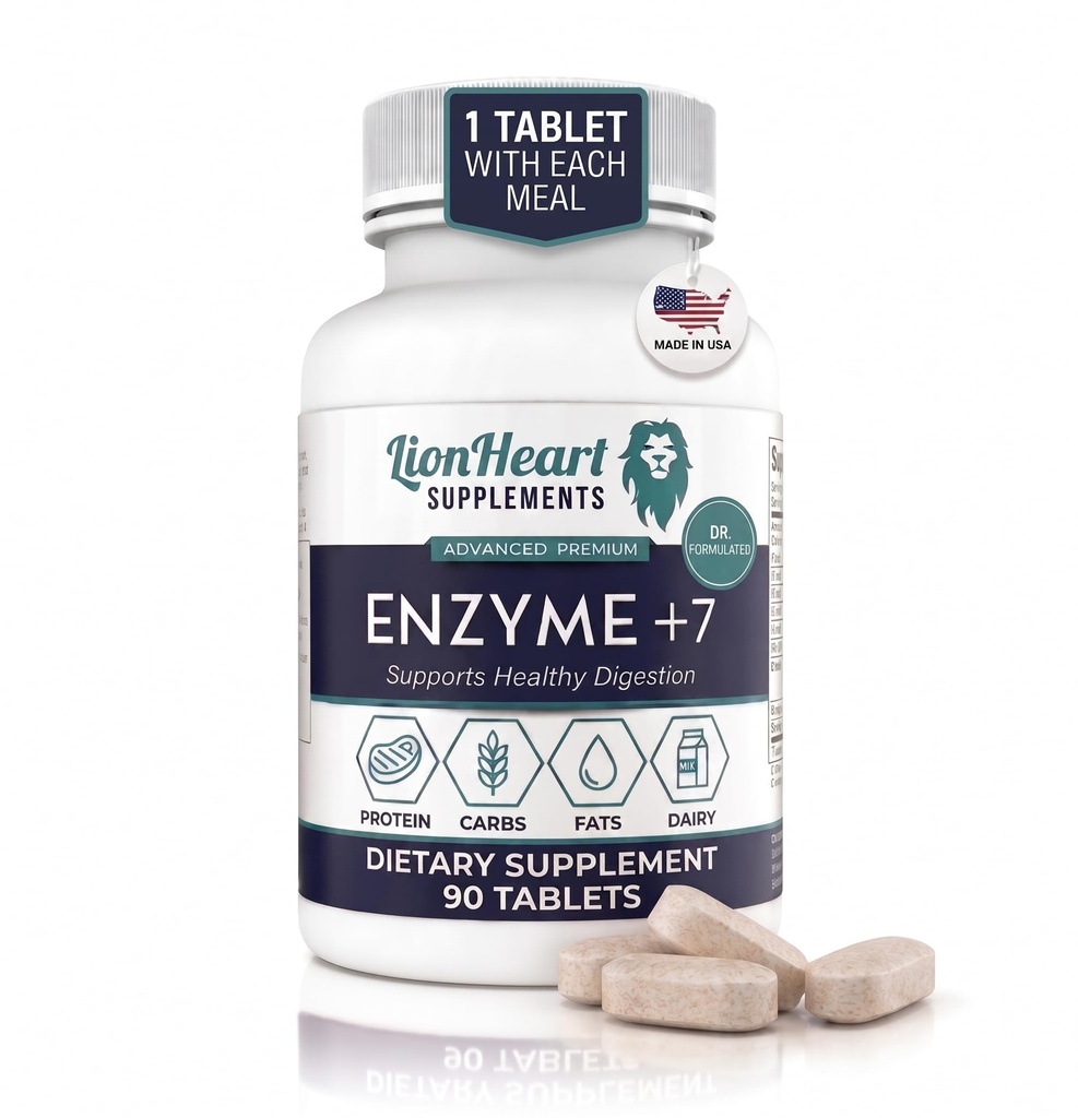 ΣΥΜΠΛΗΡΩΜΑ ΔΙΑΓΩΝΙΣΤΙΚΟΥ ENZYMES - Περιλαμβάνει καθαρισμένα άλευρα Bile Οξειδίων - Δισκία για μη υποφερτές χοληδόχου κύστης - Ένζυμο για την ανακούφιση από την πέψη και το αέριο - Βοηθά στην αναρρόφηση, την επαναρρόφηση οξέων, τη δυσκοιλιότητα και την επισκευή Leaky Gut