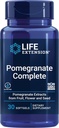 Life Extension Pomegranate Complete, Fruit Extract, Flower, Seed Oil Extract, Cardiovascular Health, antioksidan Destek, Superfood Supplement, Gluten Free, Non-GMO, 30 softgels