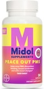 MIDOL Supplements Peace Out PMS, PMS Support Supplement, Formulated with Chasteberry to Help Ease Em Tenderness & Mild Mood Changes, Ayrıca Ginger Toz & Valerian Extract, 30 Count