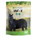 Gümüş Lining Herbs Equine INF-X - İyi Bakterilerin Atı Stresi ve Sağlıklı Düzeyleri - Equine Immune Sistemi için Doğal Destek - Equine Detoxification - 1 lb