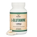 L Glutamine Capsules - (1000 mg hizmet, 120 Capsules) Non-GMO, Gluten Free, Keto Güvenli, Vegan Dostu, Üçüncü Parti Test Edildi (Endurance and Gut Health) Double Wood