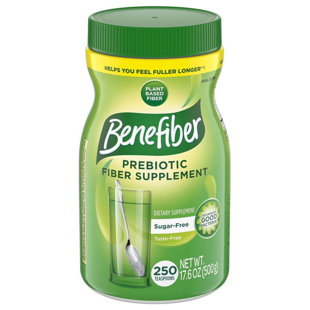 Beneiber Καθημερινή Prebiotic Fiber Supplement Powder για Digestive Health, Unflavoured - 125 Υπηρεσίες (17,6 Ουγγιά)