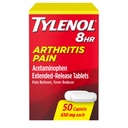 Tylenol 8 Hour Arthritis Pain Relief Extended-Release Tabletleri, 650 mg Acetaminophen, Ortak Ağrı Reliever & Ateş Tanımı Tıp, Oral Ağrı Arthritis & Ortak Ağrı için Karşıtı, 50 Kont