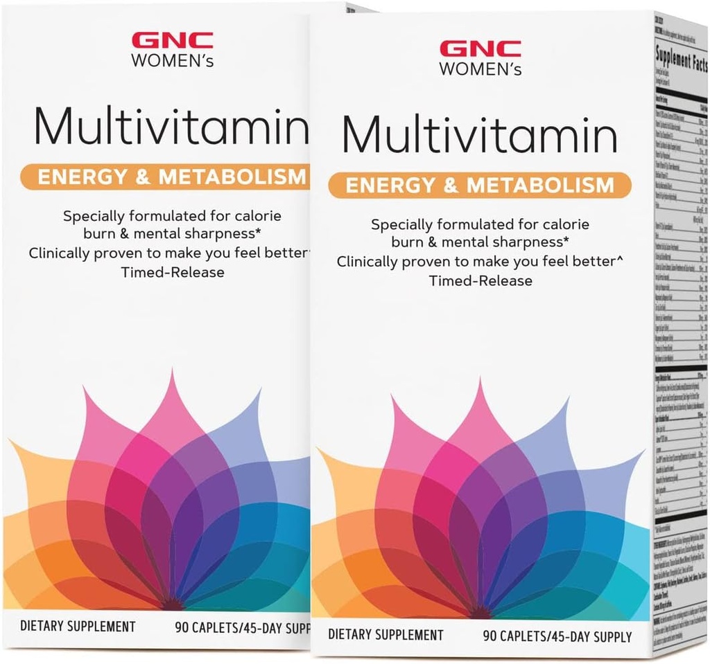 GNC Γυναικεία Πολυβιταμίνη Ενέργεια & Μεταβολισμός - Twin Pack