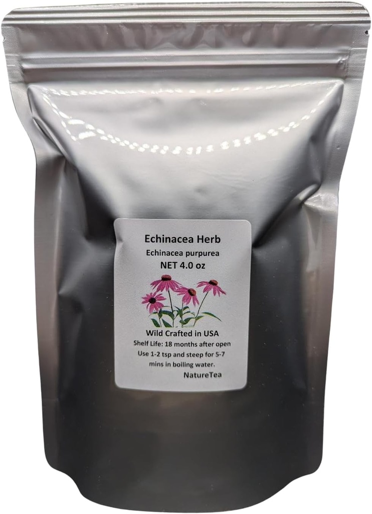 Echinacea Herb - Echinacea purpurea Loose Leaf C/S 100% από τη Φύση (8 oz)