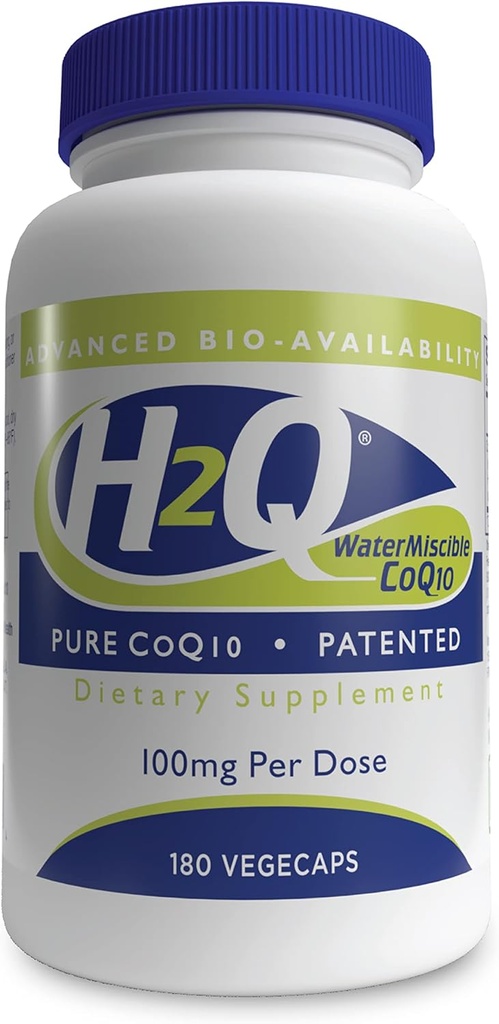 H2Q CoQ-10 με 8X υψηλότερη απορρόφηση πάνω από το πρότυπο Q-10 